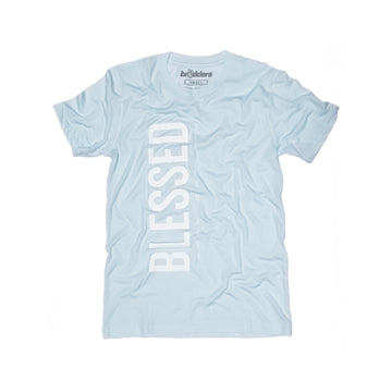 Brudders Blessed Beyond Measure t-shirt in ice blue.